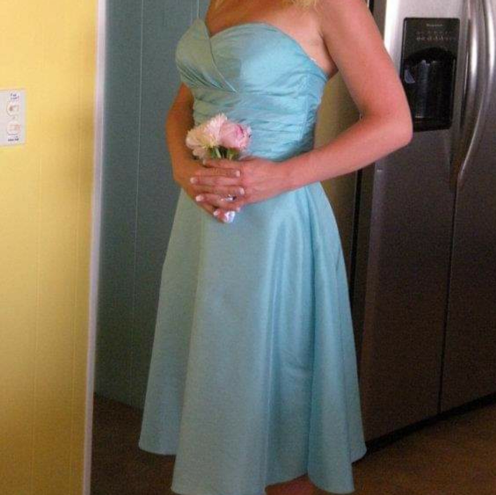 Light Blue Bridesmaid Dress